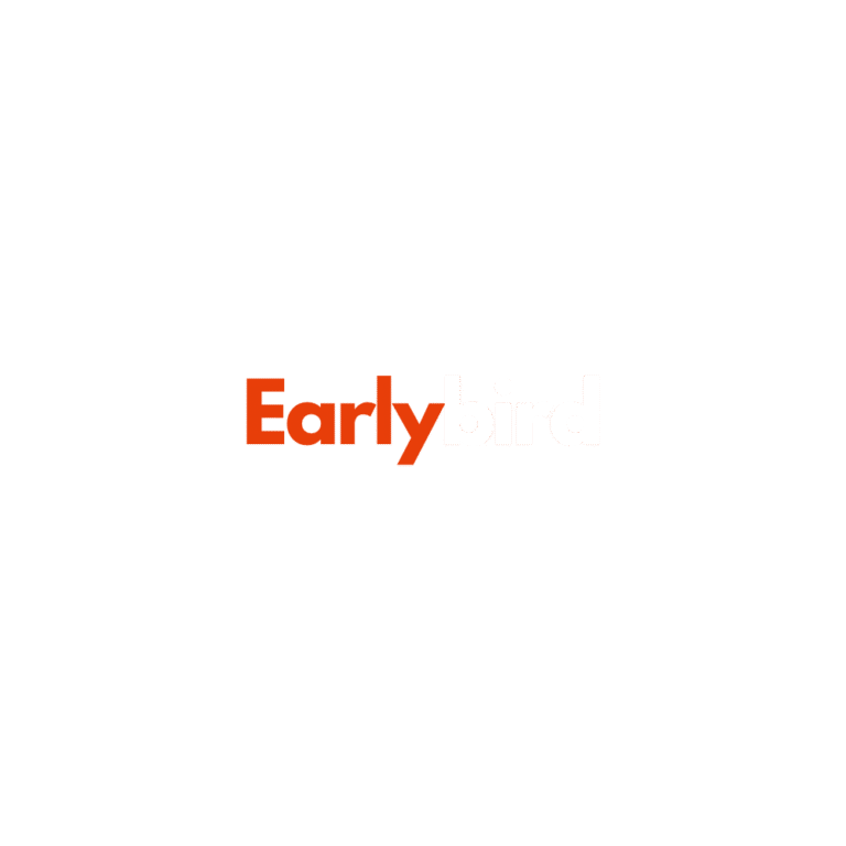 Early Bird Logo Red & White